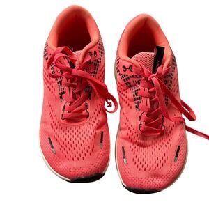 Jackshibo Womens Coral Pink Mesh Running Shoes Lightweight Sneakers Size 10